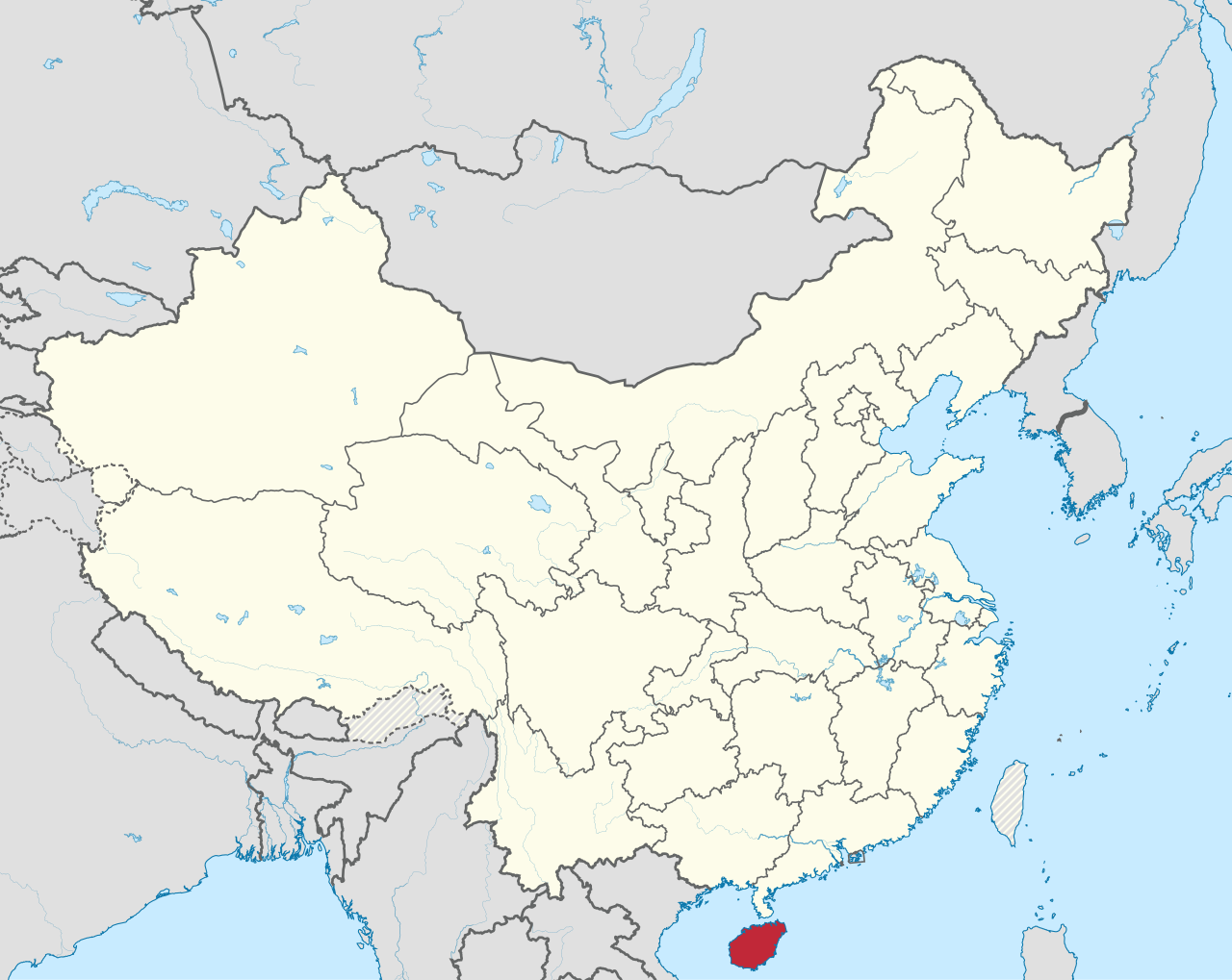Hainan. Foto: Wikimedia